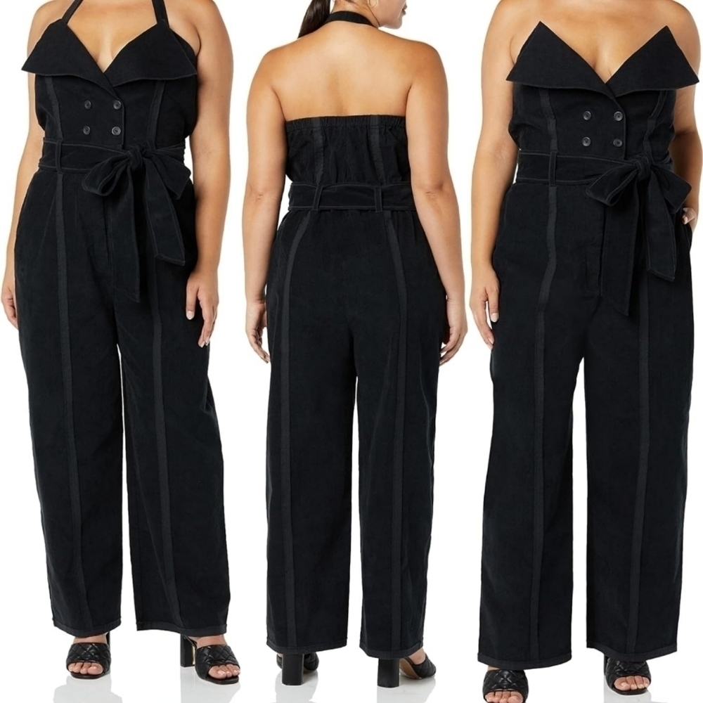 Chic Black Halter Jumpsuit